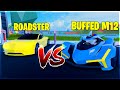 Is The Buffed M12 Faster Than Roadster?? Roblox Jailbreak Speed Test (Roblox)