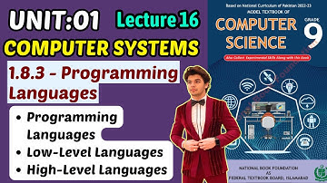 Programming Languages | Chapter 1 Computer Systems | Class 9 Computer Science Federal Board 2025 NBF