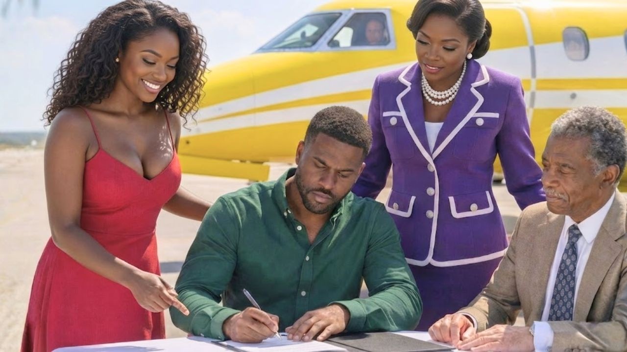 His Wife Thought the Black Man Was Broke — Until He Landed in a Billionaire’s Private Jet