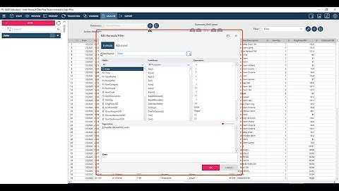 Named Filters in Altair Monarch