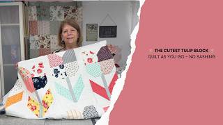 My Flower Block Era Continues! 🌷 | Easy Tulip Quilt Block