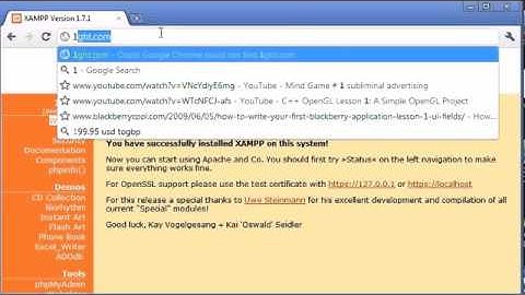 Beginner PHP Tutorial   3   Installing XAMPP Part 2