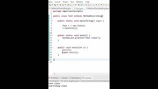 what is method overriding in java #coding #java #youtube #shorts #methodoverriding