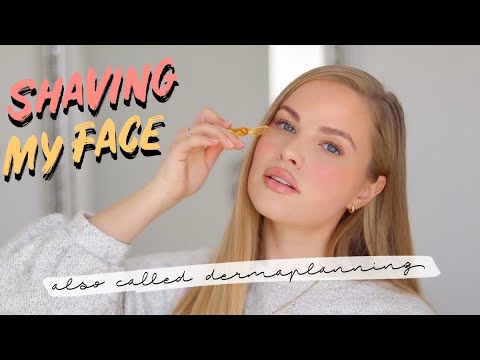 DERMAPLANNING: Why I shave my face, How I do it & Answering all your Questions | Jessica van Heerden