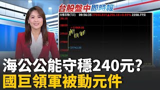 海公公的日常? 鴻海最高245.5元後漲幅收斂 被動元件好強! 國巨領軍飆破200元大關 ｜台灣要聞20251021｜三立iNEWS
