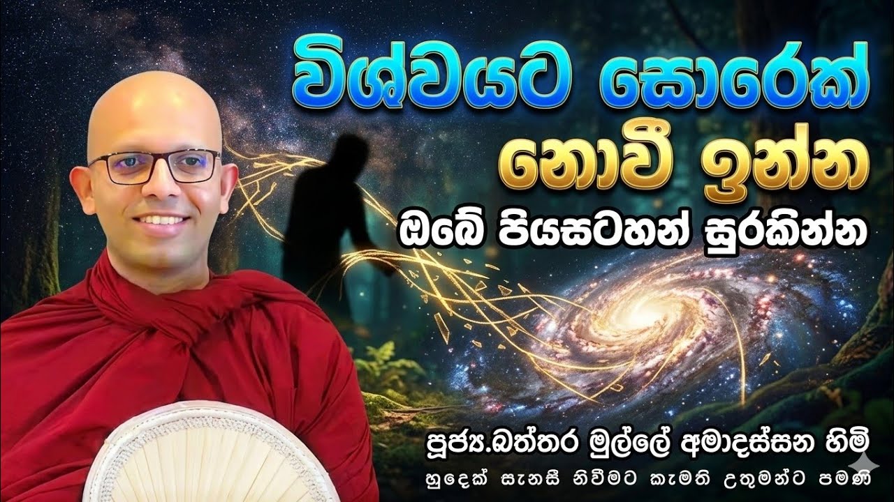 විශ්වයට සොරෙක් නොවී ඉන්න #ven.Battaramulle Amadassana thero#jethavanarama viharaya #pahura