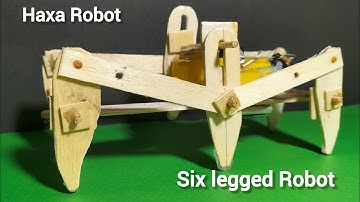 How to make six legged robot | Hexa - DIY Robot |  Gear Projects with Mr Ahmad