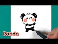 How To Draw A Panda 귀여운 아기판다 그리기