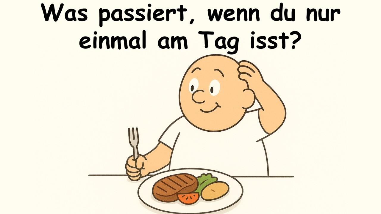 Was passiert, wenn du nur einmal am Tag isst?