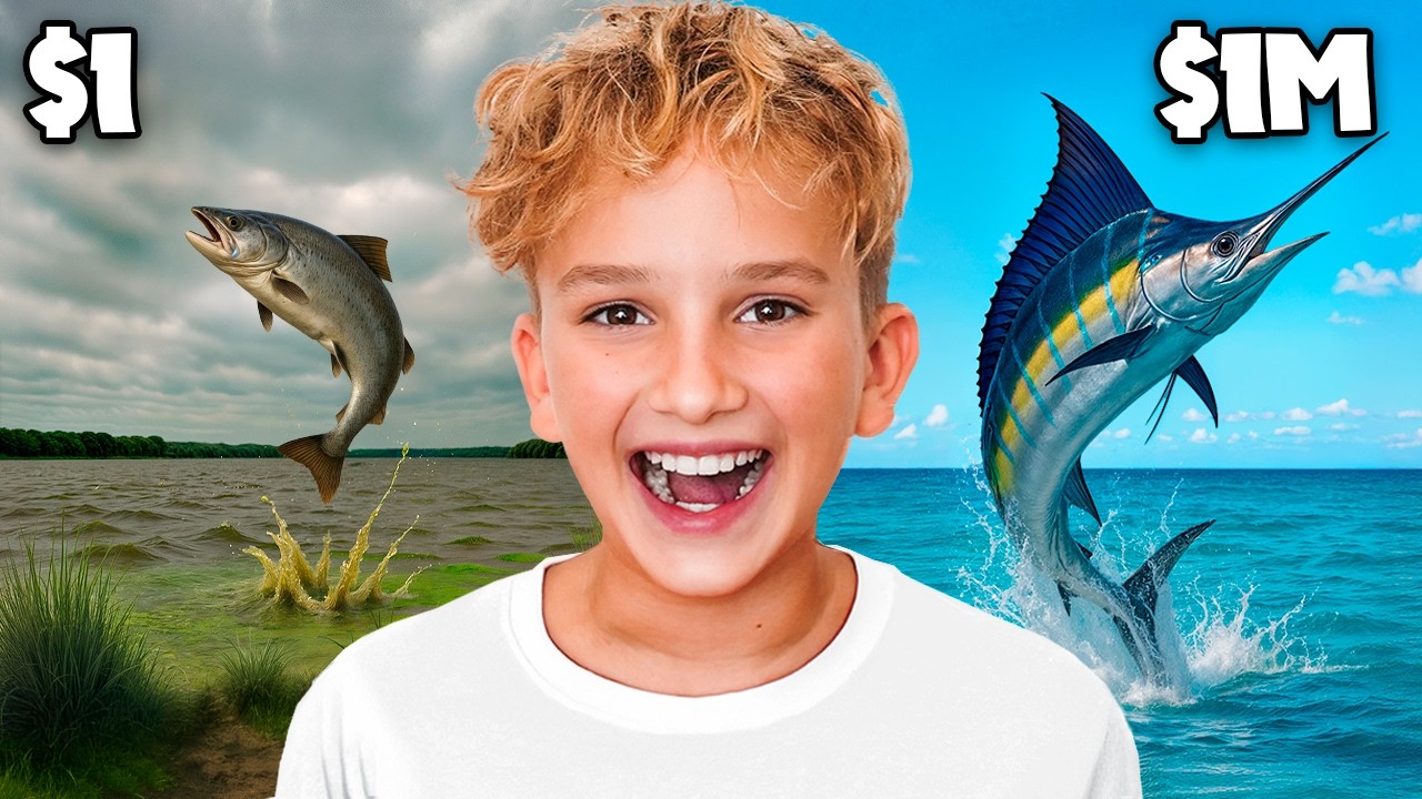 Рыбалка $1 против $1 000 000!