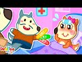 Let's Play with Finger Family Puppets | Baby Care Song | Wolfoo Nursery Rhymes & Kids Songs Series