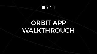 Orbit アプリのチュートリアル screenshot 1