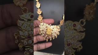 Panchaloga Mid Haram with Earings#ImponJewellery #Attigai #HaramSet #BridalJewellery