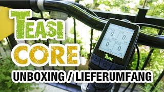 Teasi Core Bike Computer Unboxing, Test & Anleitung