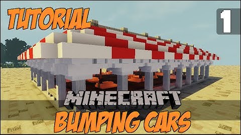 Lets Build A Themepark In Minecraft: How To Build Bumping Cars/ Dodgems [Part 1/2] [EPISODE 2]