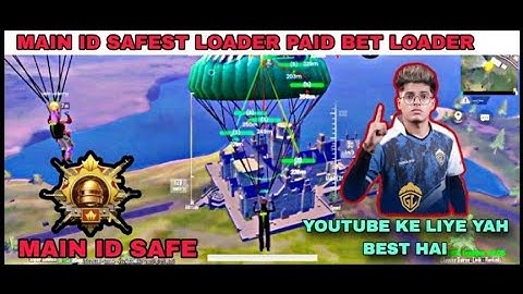 TODAY BGMI 4.1 BEST SAFE FOR MAIN ID | HIDE RECORDING LOADER | PAID LOADER | MAIN ID SAFE |ANTIBAN 💯