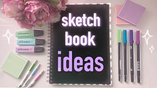 🌸5 Ways to Fill Your Sketchbook // aesthetic, easy & cute🌸 Episode 2