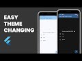 ☀️How to switch theme easily in flutter | Full Tutorial