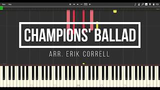Champions' Ballad Piano (Synthesia)