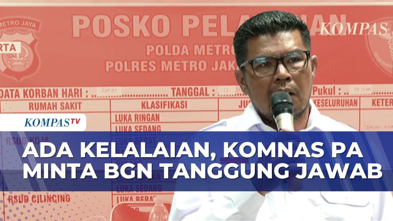 Mobil Bawa MBG Tabrak Siswa, Komnas PA Minta BGN Tanggung Jawab | SAPA MALAM