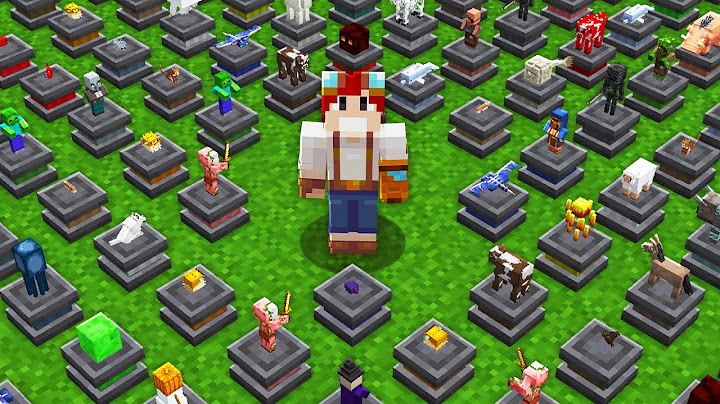 EU COLETEI O TROFÉU DE TODOS OS MOBS DO MINECRAFT - StonksCraft 2