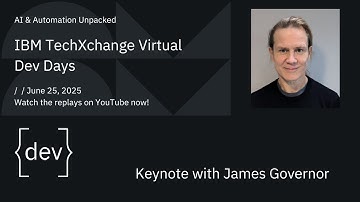 Keynote with James Governor
