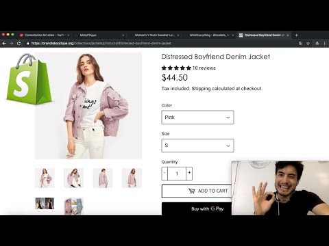 Como vender roupas em Shopify 2019 (3 ​​comentários Store)