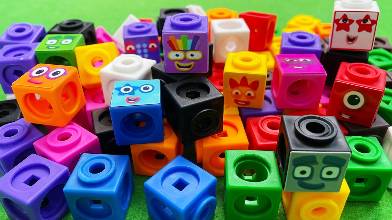 How To Make Numberblocks 1 To 10 From Mathlink Cube Youtube