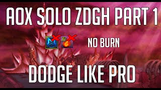 DMO ZDGH Solo Part 1 - Dodging Mechanics Tutorial