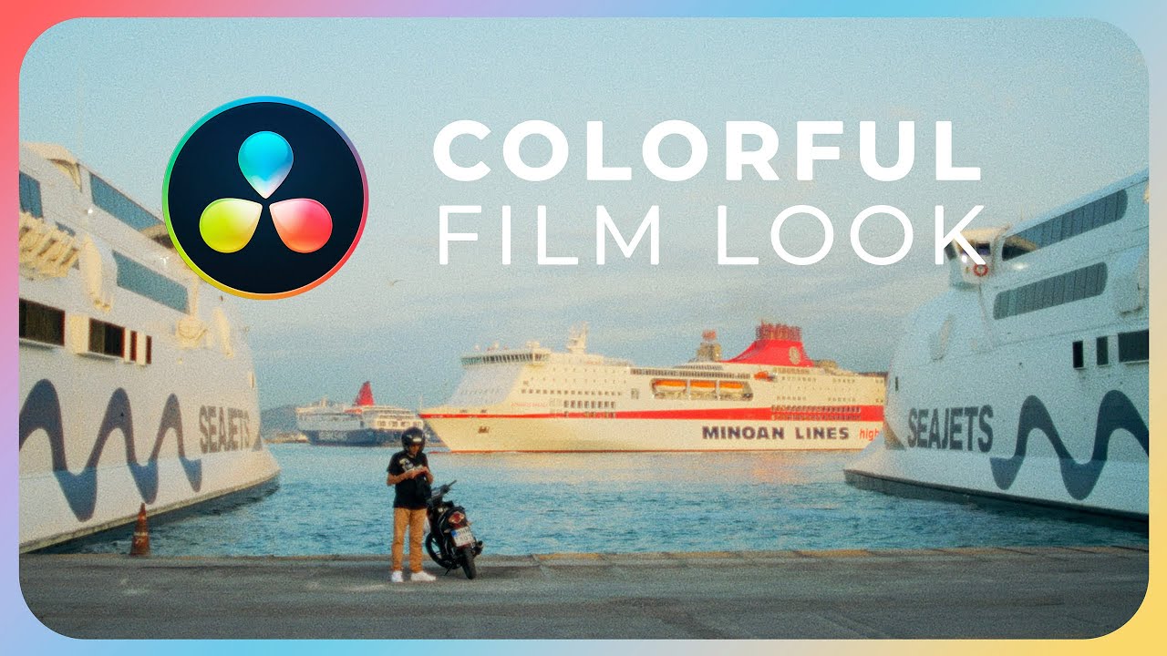Get a COLORFUL CINEMATIC Look in DaVinci Resolve 19 | Color Grading ...