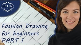 How To Draw Tutorial Fashion Drawing For Beginners Justine Leconte