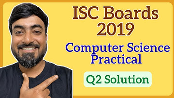 ISC Class 12 Computer Science Boards Practical 2019 | Q2 Solution - Fill 2D Array