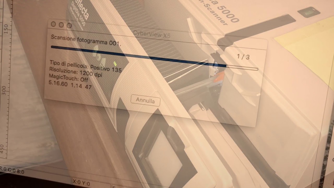 DIGITALIZZAZIONE DI DIAPOSITIVE- DIAFRAMMA