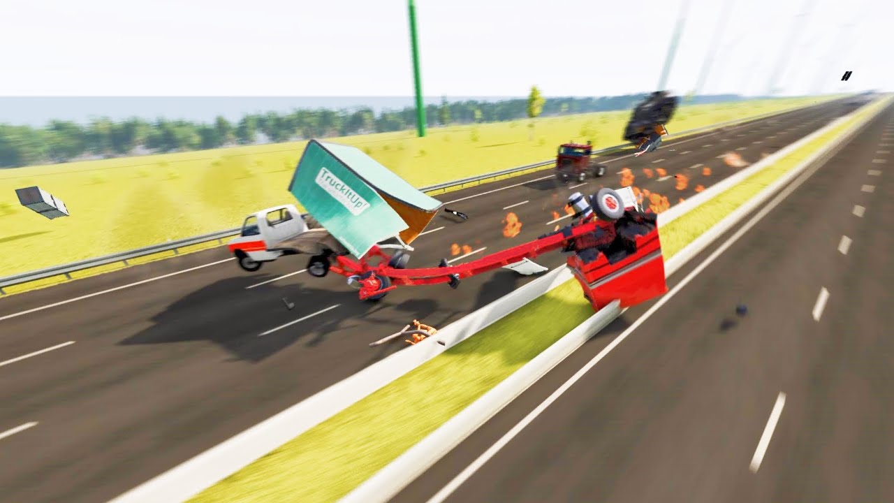 Extreme Acceleration, Epic Devastation BeamNG Insane Crash! #7