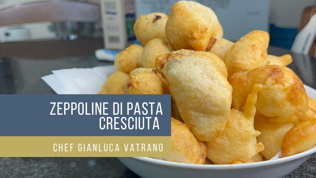 Zeppoline fritte di pasta cresciuta - pasta cresciuta