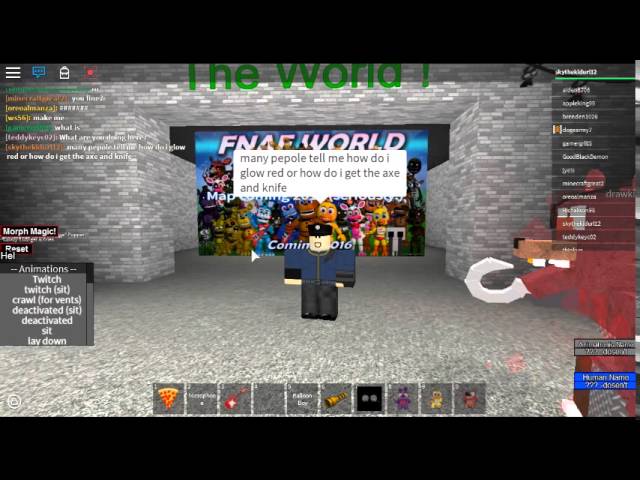 roblox animatronic world how to open faceplates