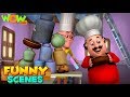 BEST SCENES of MOTU PATLU | FUNNY Cartoons in Hindi | Wow Kidz | Compilation 34