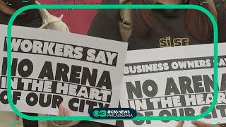 Concerns residents deliver 15,000 signatures in opposition to proposed Sixers arena