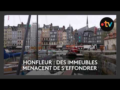 ⚠️🏘️ Honfleur : des immeubles menacent de s’effondrer en plein centre-ville