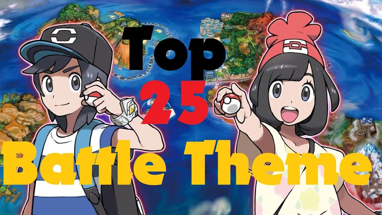 Top 25 Pokemon Battle Theme Anniversary Special YouTube