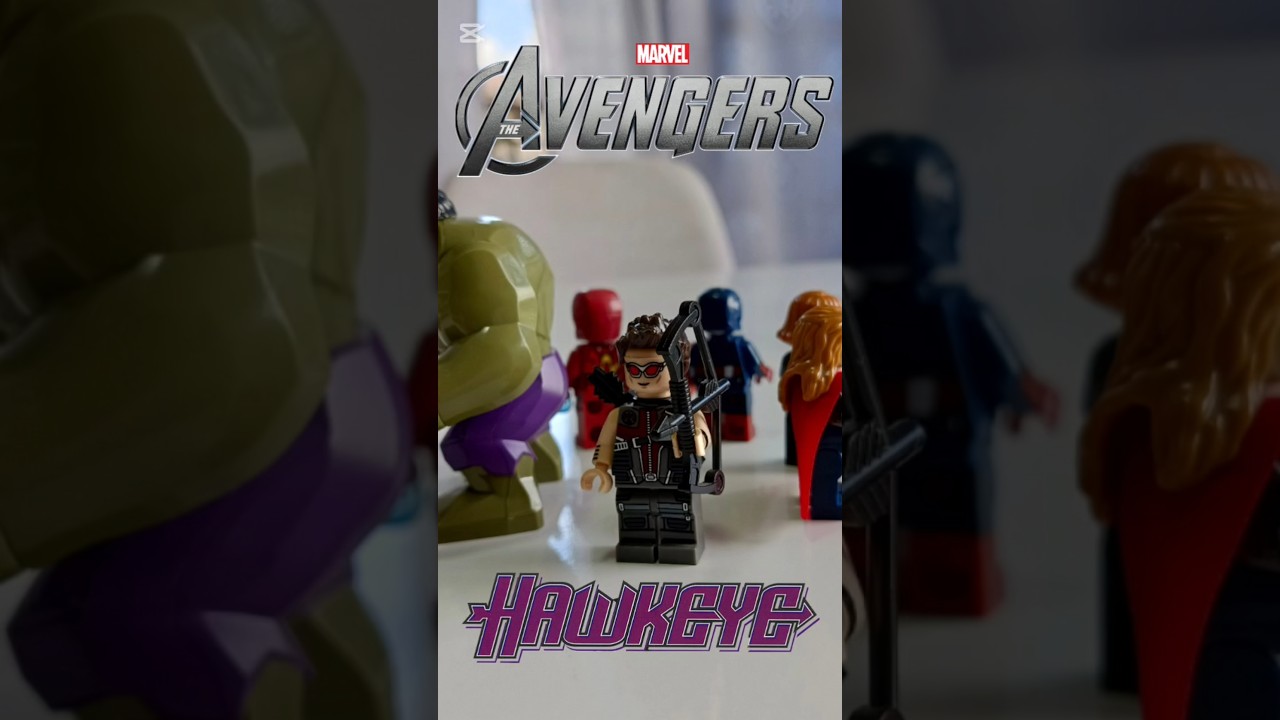 LEGO Hawkeye | Avengers 2012 | Unofficial Minifigure XH1276 