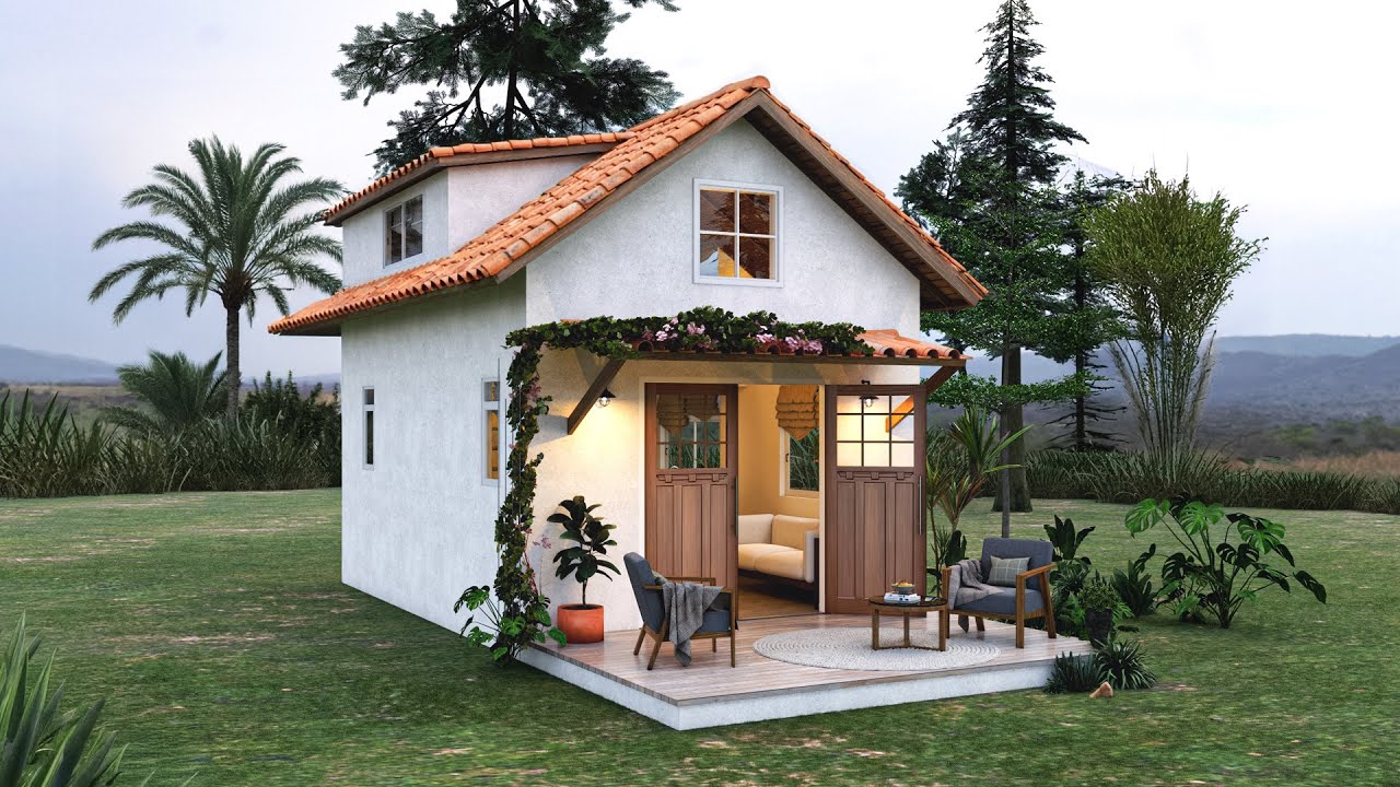 Tiny House Loft Design | 3.9 × 6 Meter | 250 Sqft