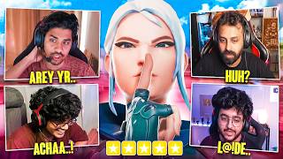 S8UL CREATORS  @8bitBinks69@soulregaltos9810 REACTED TO MY  CRAZY JETT GAMEPLAY #valorantindia