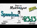 Path to Mnemosyne - Speedrun - 100% Glitchless - 23:13