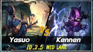 witchTboy - Yasuo vs Kennen MID Patch 12.15 - Yasuo Gameplay
