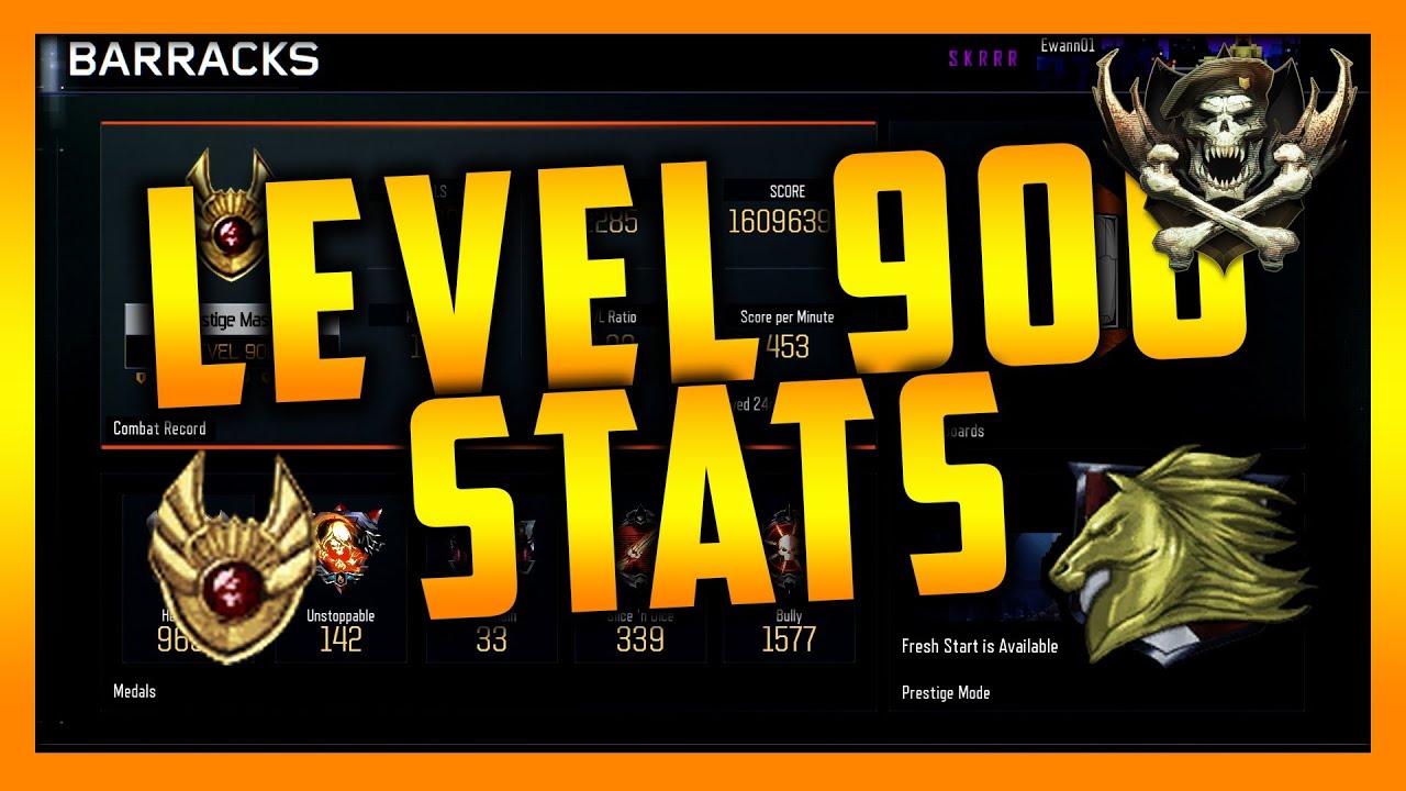 BO3 LEVEL 900!!