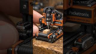 Mini Auto Conveyor Drill System 🔥 Tiny Factory Machine #shorts