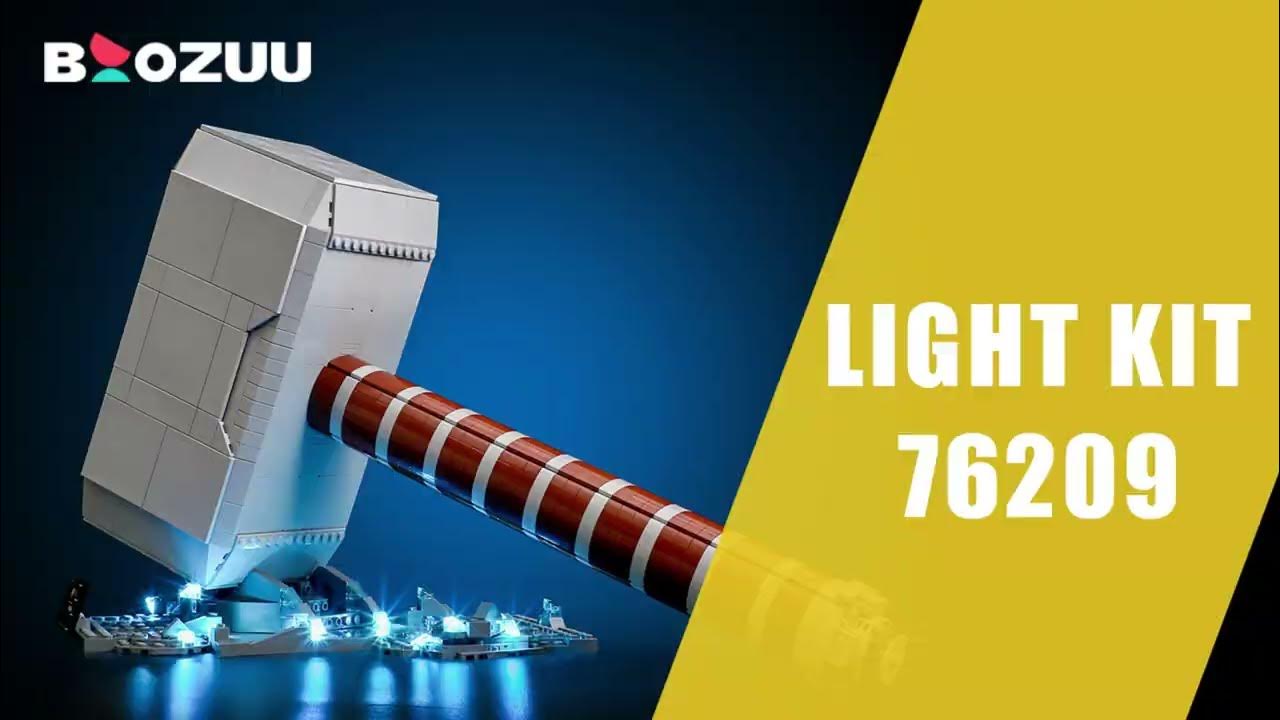 BOOZUU Light Kit for Lego Thor's Hammer 76209 YouTube