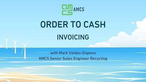 AMCS Platform Summer Release 2023 - Order to Cash Invoicing demo