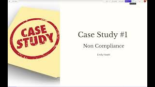Case Study 1 Presentation Profile